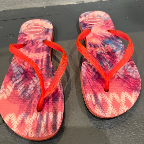 Havana flip flops! Size 3/4y - Picture 2 of 4